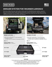 Load image into Gallery viewer, DECKED Drawer System for 2010-2024 Toyota 4Runner - PRE ORDER
