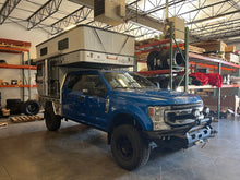 Load image into Gallery viewer, Customer Classified: 2020 Ford F250 and Woolrich Hawk Flatbed Four Wheel Camper Combo
