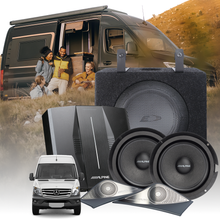 Load image into Gallery viewer, Alpine Adventure Audio Sound System + Installation for 2019-2025 Mercedes Sprinter Van - Contact us to Order
