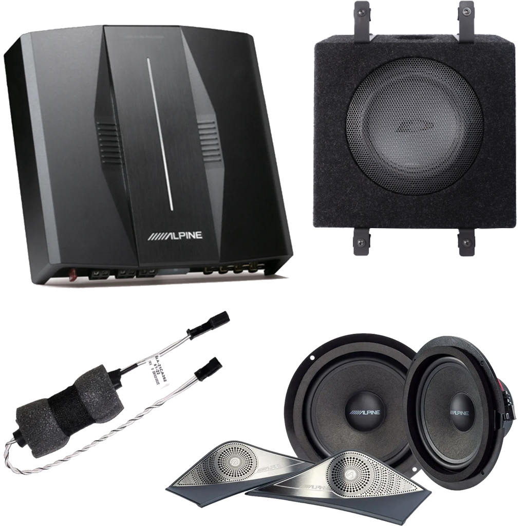 車のパーツ Alpine amplifier, subwoofer Alpine Adventure Audio Sound System + Installation for 2019-2025