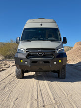 Load image into Gallery viewer, Aluminess Front Winch Bumper with Optional Bull Bar and Brush Guards for 2025+ Mercedes Sprinter Van
