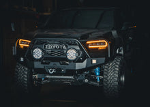 Load image into Gallery viewer, Backwoods Adventure Mods Hi-Lite Overland Bull Bar Front Bumper for 2016-2023 Toyota Tacoma

