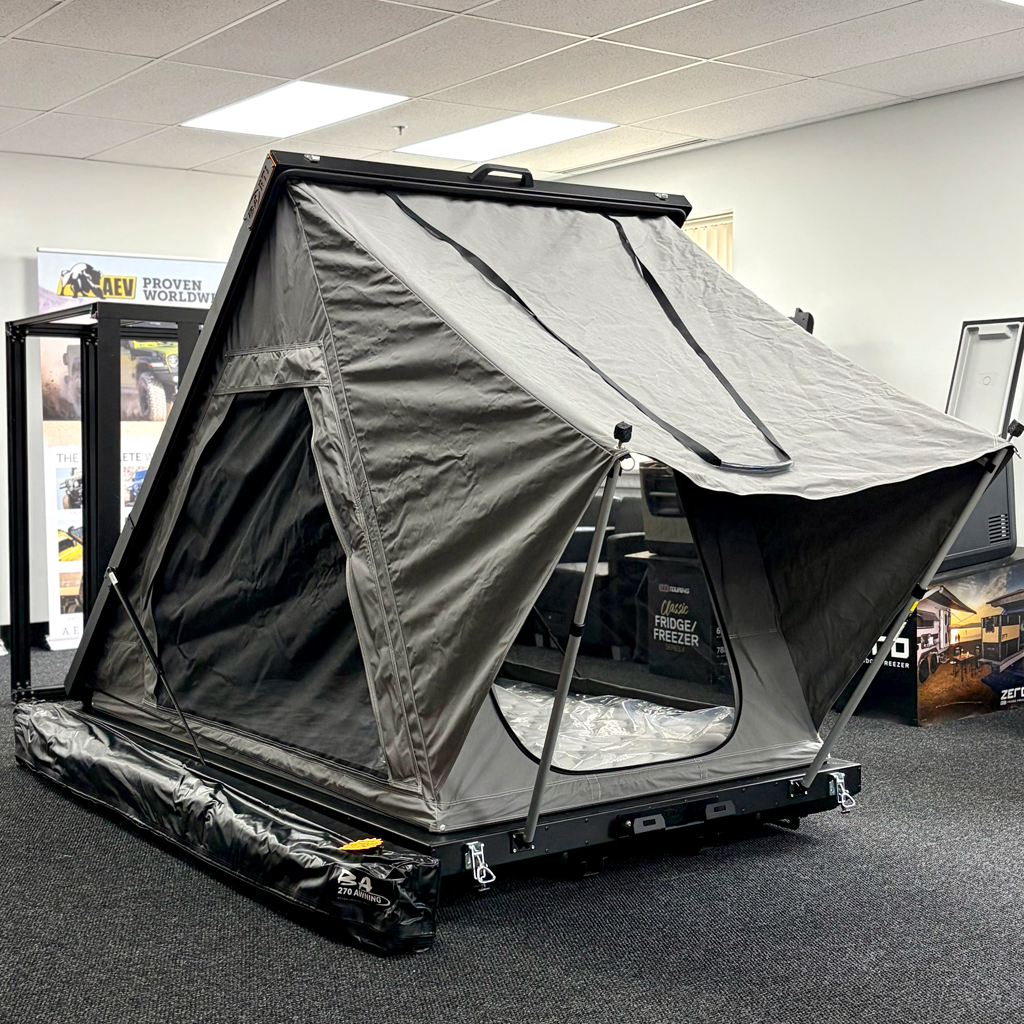 camp boss roof top tent Boss Aluminum RT1 Overlander Roof Top Tent CLOSEOUT – Main Line Overland
