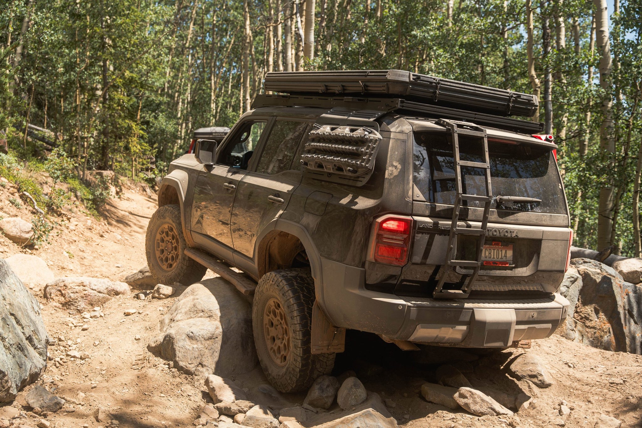 CBI Overland Kickout Rock Sliders for 2024+ Toyota Land Cruiser