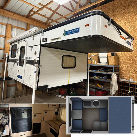 Customer Classified: Used 2021 GRANDBY Flatbed Four Wheel Camper for Full-Size Trucks with Long Bed Length