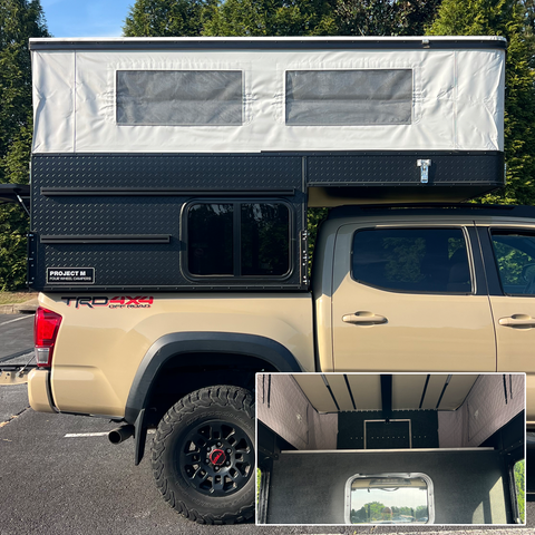 Customer Classified: Used 2023 PROJECT M Four Wheel Camper Truck Bed Topper for Mid-Size Trucks
