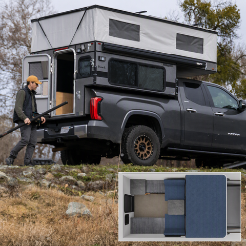 Coming in October: 2026 HAWK Four Wheel Camper Base Model with Front Dinette Floor Plan