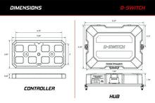 Load image into Gallery viewer, Diode Dynamics D-Switch 8 Channel Switch Panel
