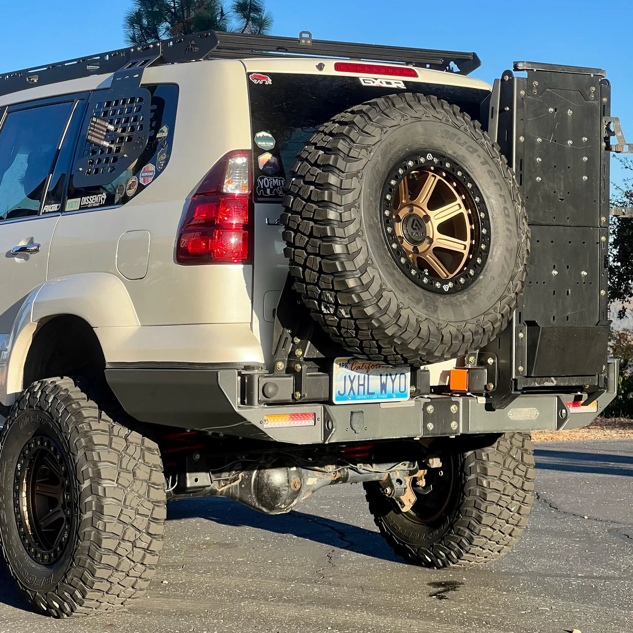 Dissent Off-Road Tire Carrier Swing-Out for Modular Rear Bumper – Main ...