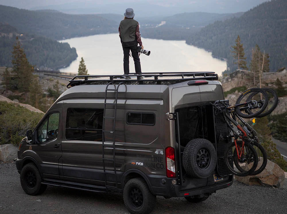 Flatline Van Co. - 2015-2025 Ford Transit 148 EXT Transit Safari Roof Rack