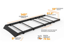 Load image into Gallery viewer, Flatline Van Co. Low Pro Roof Rack for 2015+ Ford Transit Van with 148" High Roof Extended

