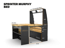 Load image into Gallery viewer, Flatline Van Co Murphy Bed for 2007+ Mercedes Sprinter Van with High Roof
