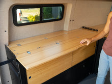 Load image into Gallery viewer, Flatline Van Co Murphy Bed for 2007+ Mercedes Sprinter Van with High Roof
