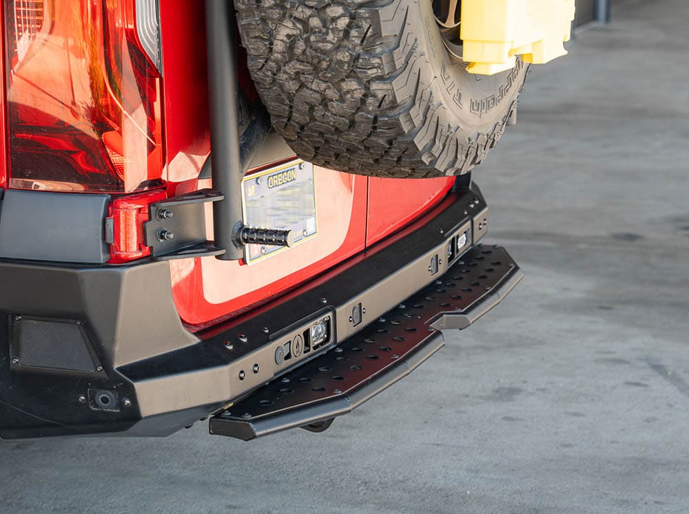 Flatline Van Co Rear Plate Step for 2019+ Mercedes Sprinter Van with F ...