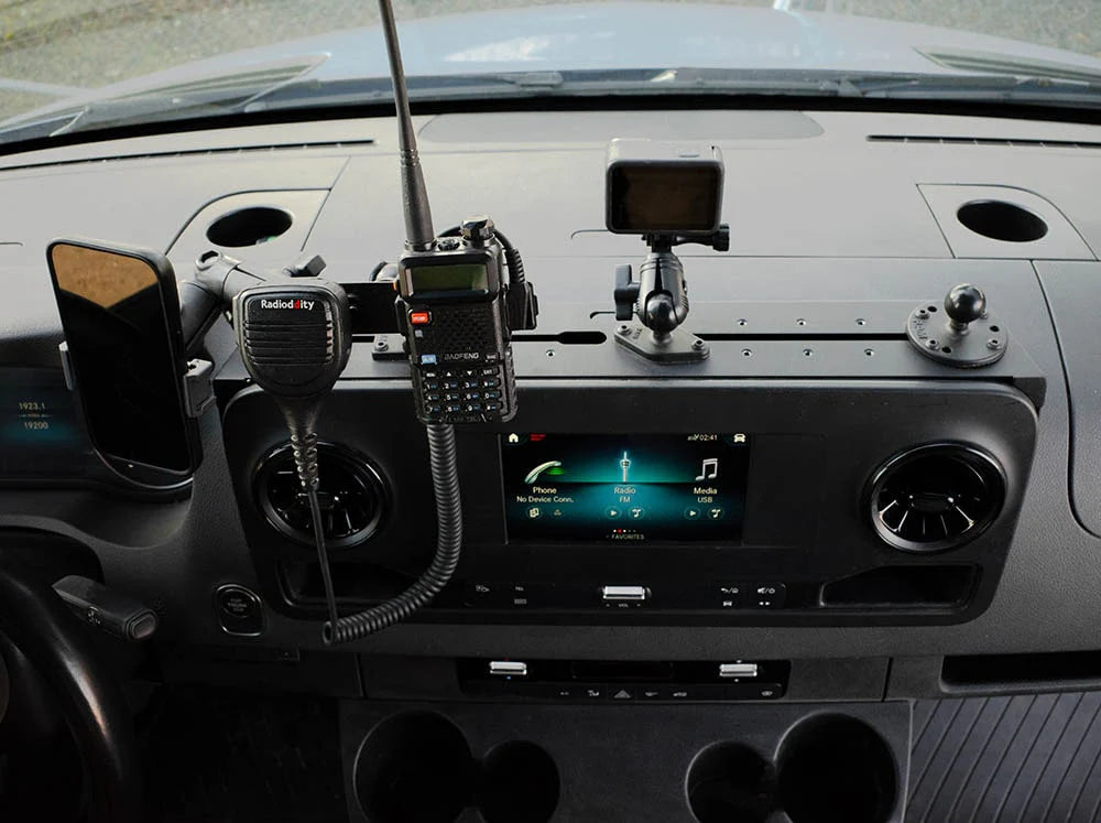 Flatline Van Co Dash Mount for 2019+ Mercedes Sprinter Van – Main Line ...