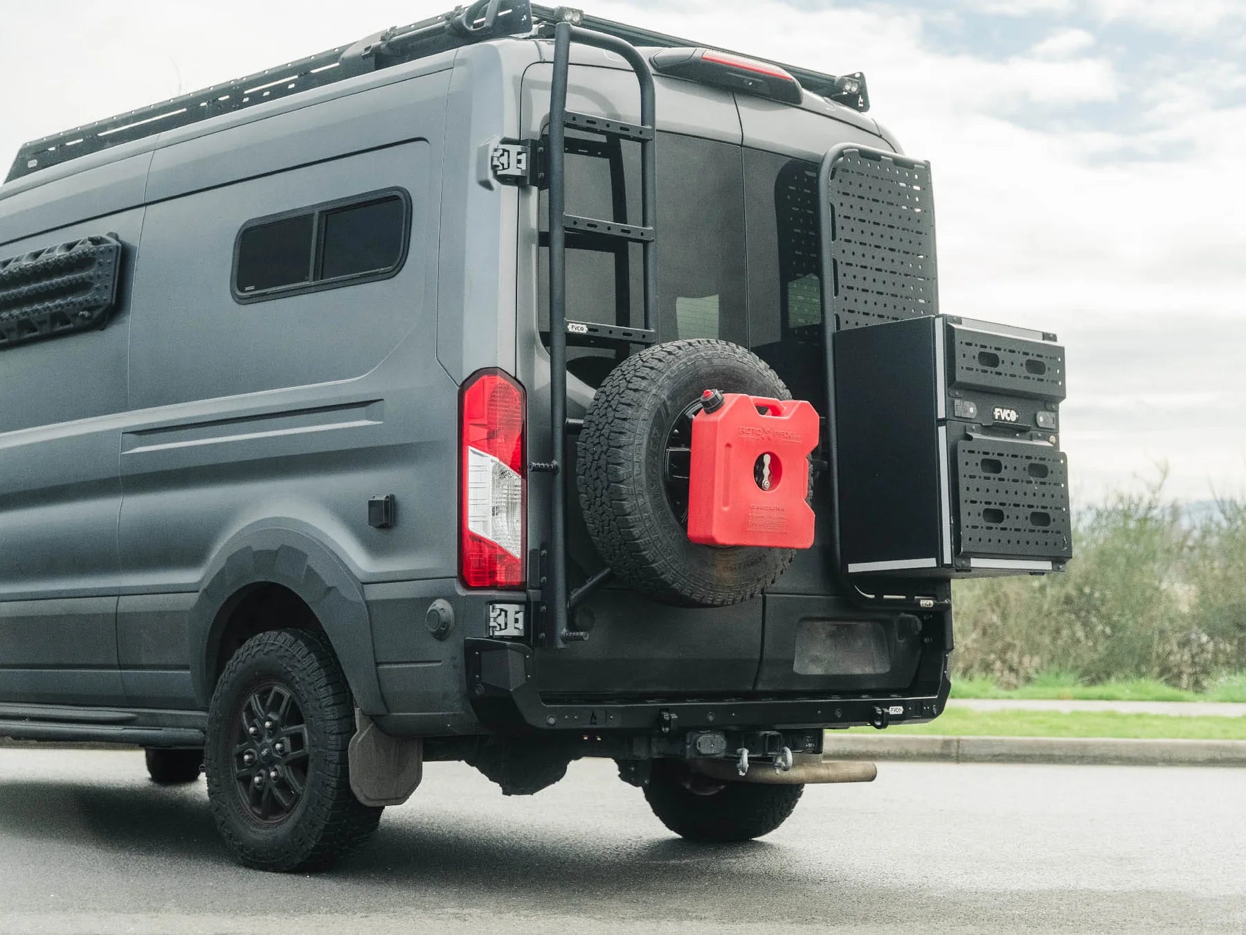 Flatline Van Co Rear Bumper for 2015+ Ford Transit Van – Main Line Overland