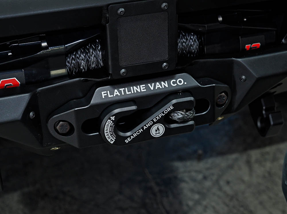 Van Rear Winch Flatline Van Co Winch Fairlead for Winches with Synthetic Line – Main ...