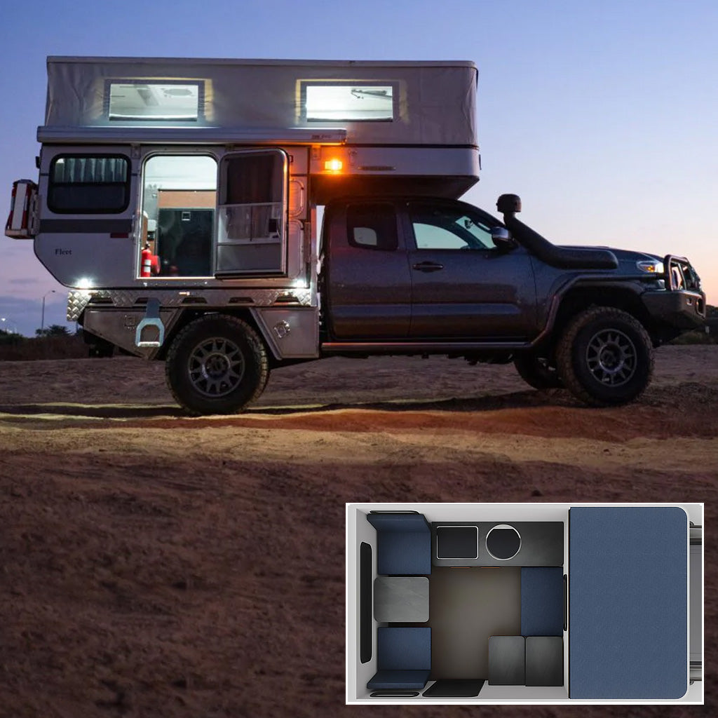 Coming in December: 2025 FLEET Flatbed Four Wheel Camper for Mid-Size Trucks