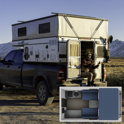 Coming in December: 2025 GRANDBY Four Wheel Camper with Front Dinette Floor Plan