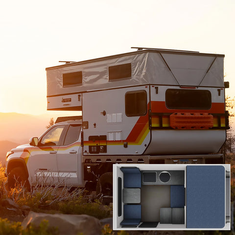 Coming in December: 2025 HAWK Flatbed Four Wheel Camper for Full-Size Trucks