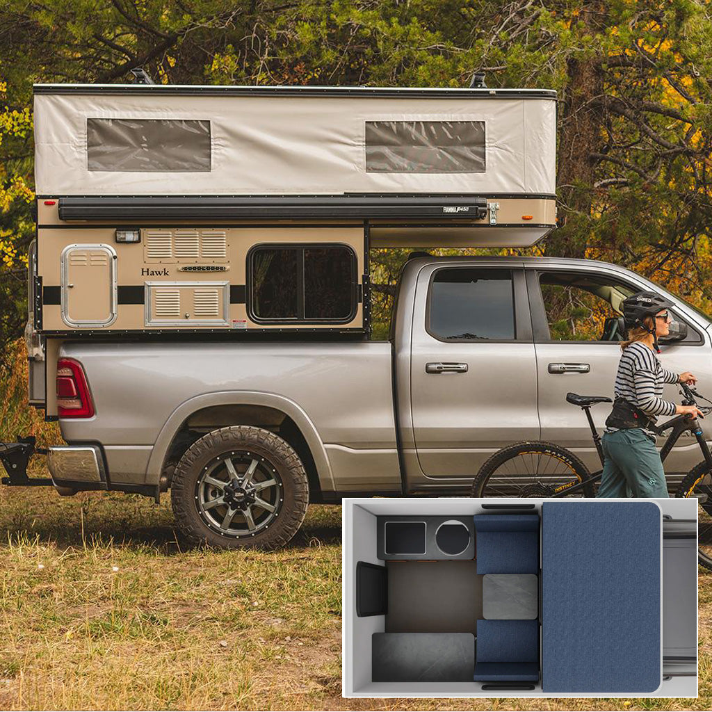 Coming in September: 2026 HAWK Four Wheel Camper with Front Dinette Fl – Main Line Overland