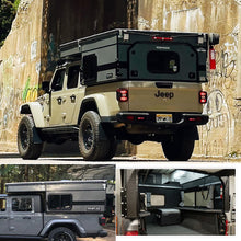 Load image into Gallery viewer, Coming in December: 2025 PROJECT M Four Wheel Camper Truck Bed Topper for Jeep Gladiator
