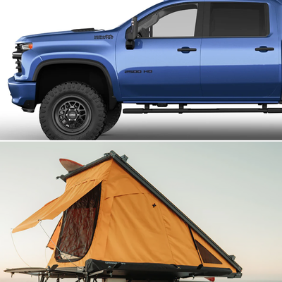 Go Fast Campers V2 MAX Camper for 2015+ Chevrolet 2500 / 3500 with 8' Bed