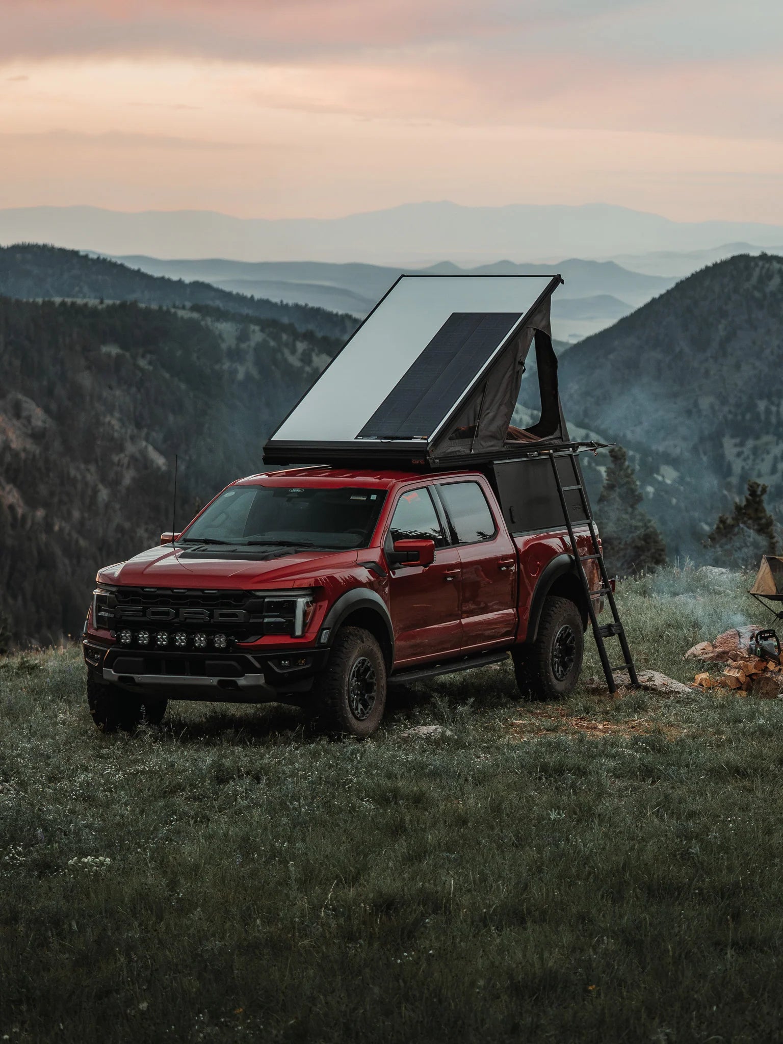 ford ranger raptor roof tent Go Fast Campers V2 MAX Camper for 2019+ Ford Ranger – Main Line Overland