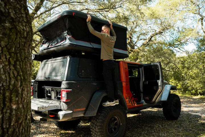 james baroud roof top tent Magma Rooftop Funky / Ocean Galaxy made locks Rahmenhöhe:S / 39cm Aldi Is Releasing a