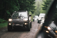 Load image into Gallery viewer, Lost Trails Overland Hidden Low-Profile Cut-In Winch Front Bumper for 2003-2009 Toyota 4Runner
