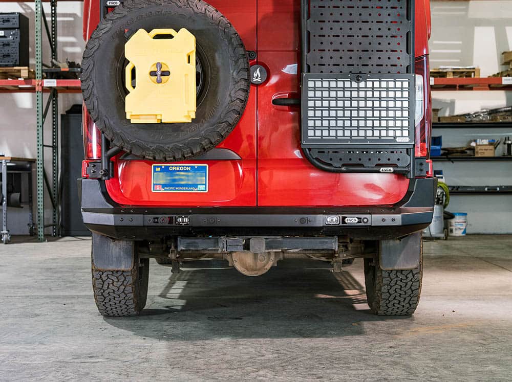 Van Rear Loader Flatline Van Co Rear Bumper for 2019+ Mercedes Sprinter Van – Main Line ...