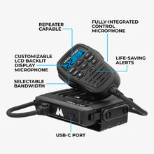 Load image into Gallery viewer, Midland MXT275 15W MicroMobile GMRS Two-Way Radio
