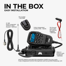 Load image into Gallery viewer, Midland MXT275J 15W MicroMobile GMRS Two-Way Radio | Jeep Branded
