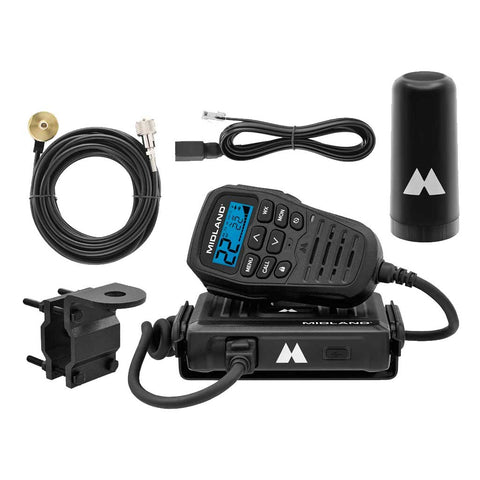Midland MXT275VP4 15W MicroMobile GMRS Two-Way Radio Bundle
