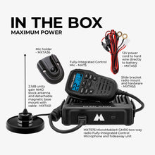 Load image into Gallery viewer, Midland MXT575 50W MicroMobile GMRS Two-Way Radio
