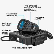 Load image into Gallery viewer, Midland MXT575J 50W MicroMobile GMRS Two-Way Radio | Jeep Branded
