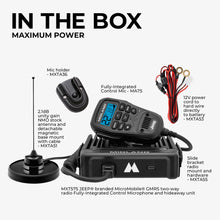 Load image into Gallery viewer, Midland MXT575J 50W MicroMobile GMRS Two-Way Radio | Jeep Branded
