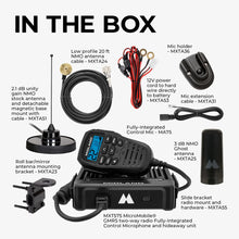Load image into Gallery viewer, Midland MXT575VP4-KIT 50W MicroMobile GMRS Two-Way Radio Extended Range Bundle
