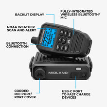 Load image into Gallery viewer, Midland MXT295 PRO 15W MicroMobile GMRS Two-Way Radio
