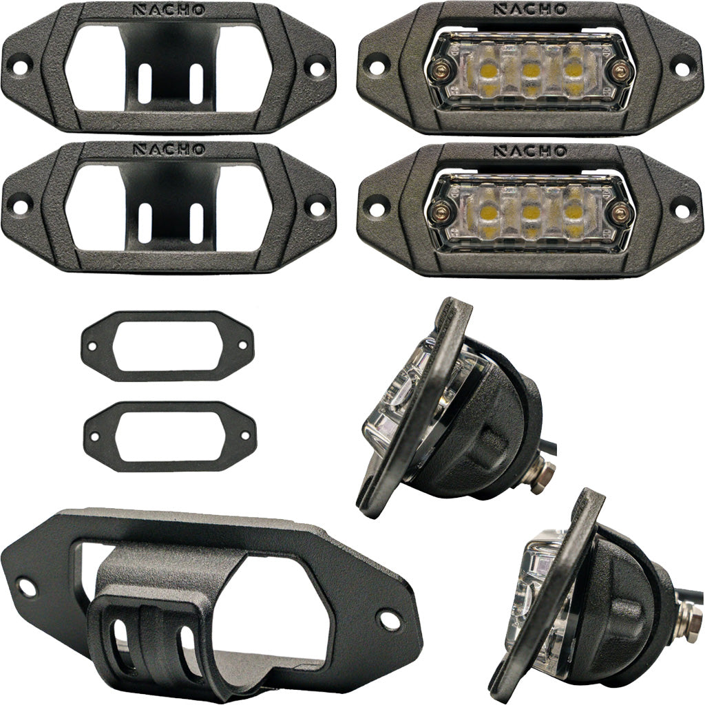 Snano Led Nacho Offroad Technology NANO Flush Mount Light Bracket for NANO LEDs ...
