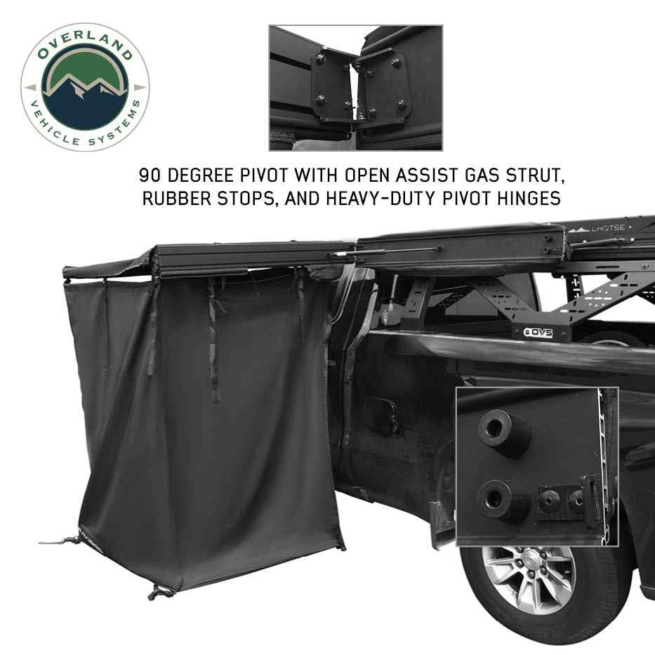 OVS XD Nomadic 90 Degree Pivot Shower Awning System – Main Line