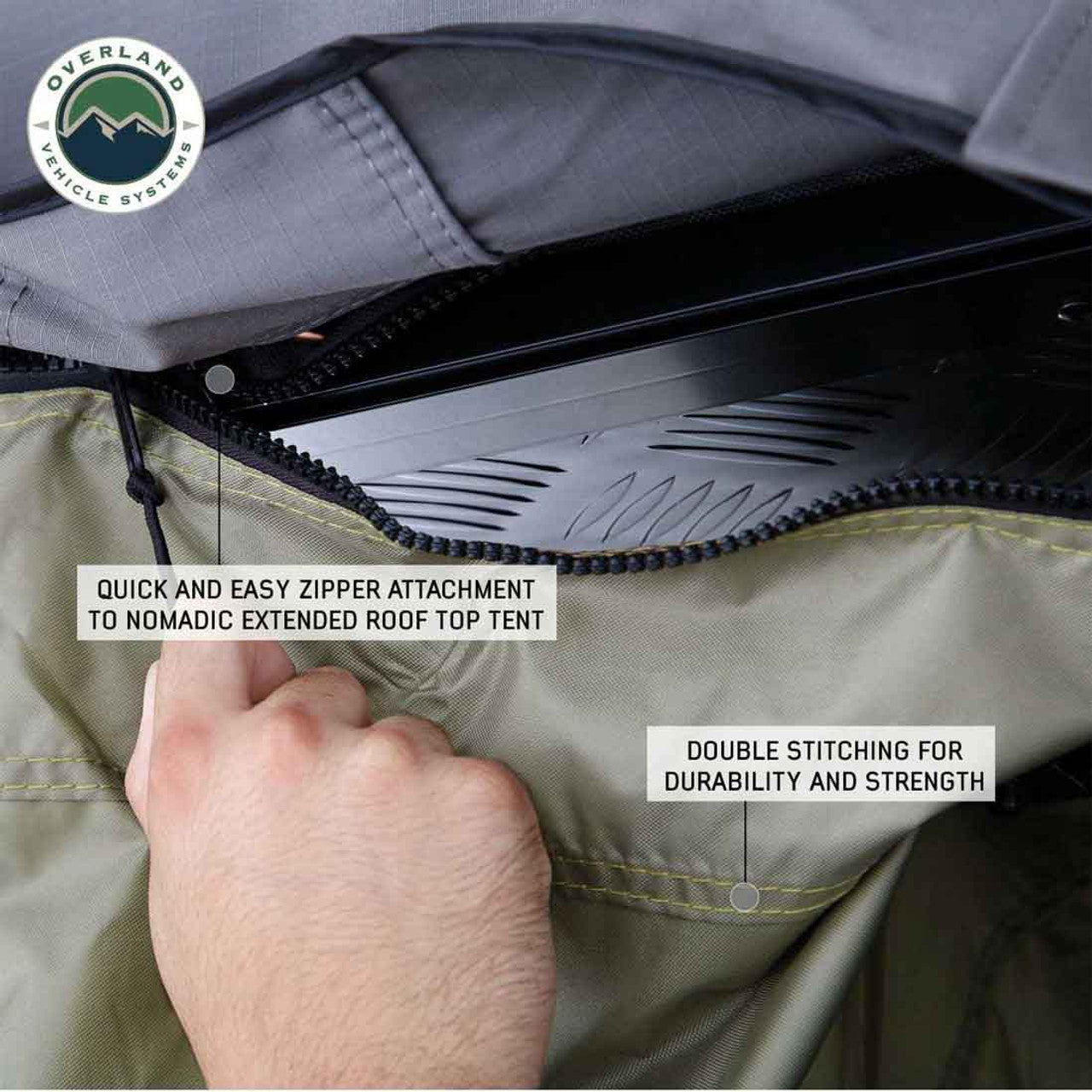 OVS HD Nomadic 3 Roof Top Tent Annex – Main Line Overland