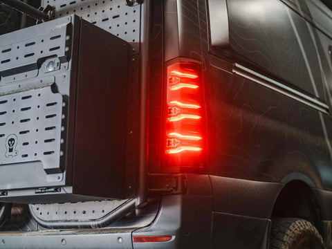 Owl LUXX Series LED Taillights for 2019+ Mercedes Sprinter Van by AlphaRex