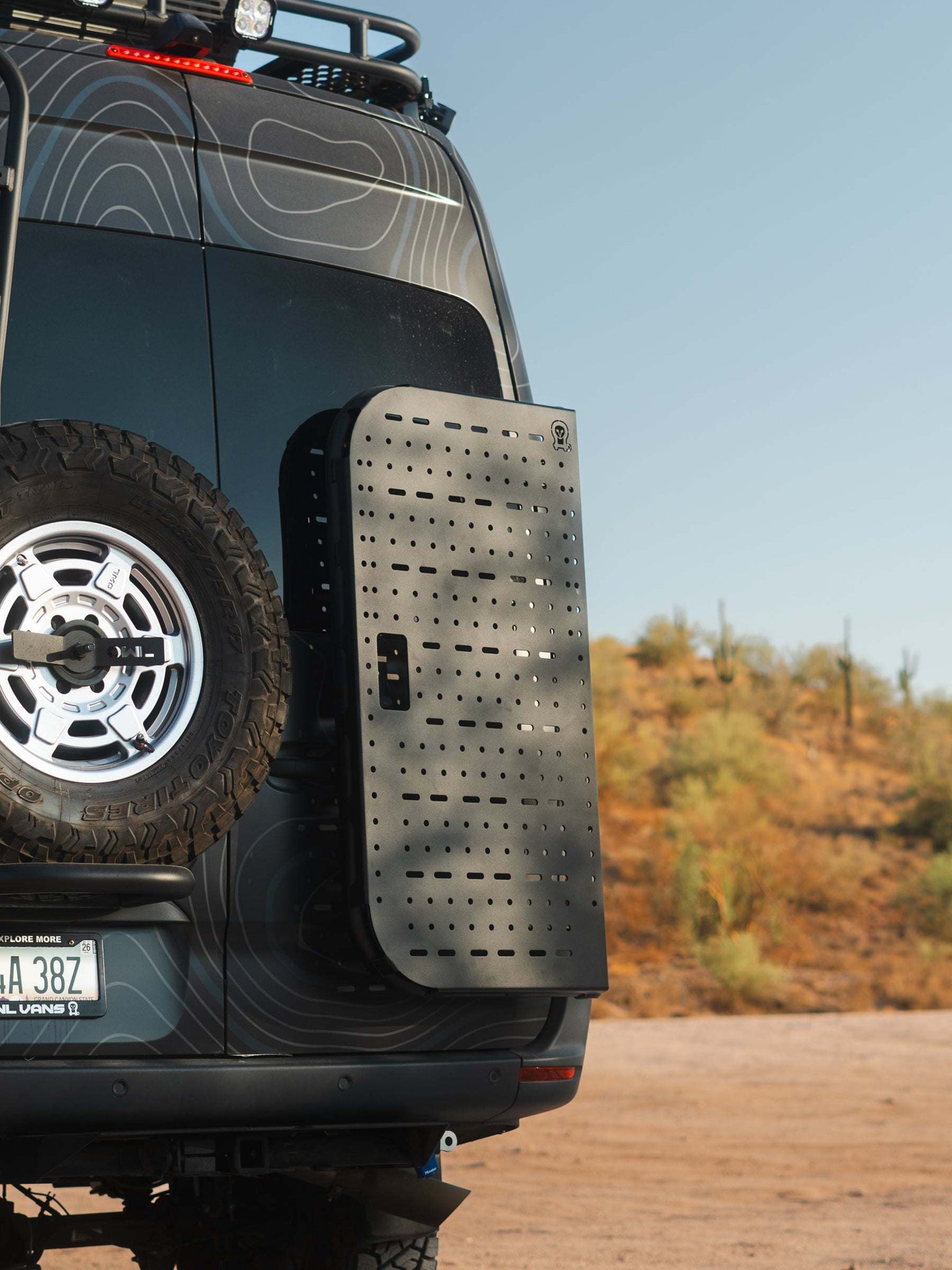 Owl Rear Door B2 Bike Rack and Box Carrier for 2019+ Mercedes Sprinter ...