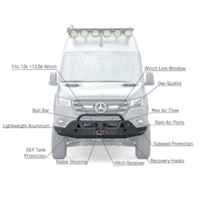 Load image into Gallery viewer, Owl Adax Pro Front Bumper for Mercedes Sprinter Van
