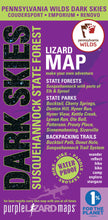 Load image into Gallery viewer, PURPLE LIZARD MAPS Dark Skies / Susquehannock State Forest, Pennsylvania
