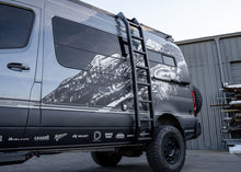 Load image into Gallery viewer, ROAMBUILT Flatpack Side Ladder for 2007+ Mercedes Sprinter
