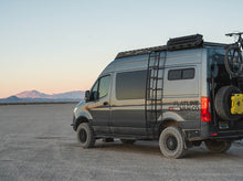 Load image into Gallery viewer, Flatline Van Co Wheel Wrap Side Ladder 2007+ Mercedes Benz Sprinter Vans with High Roof
