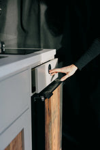 Load image into Gallery viewer, Van Wife Components 18" Nova Kool R3100 Fridge Base Cabinet for Mercedes Sprinter Van / Ford Transit Van / RAM ProMaster Van
