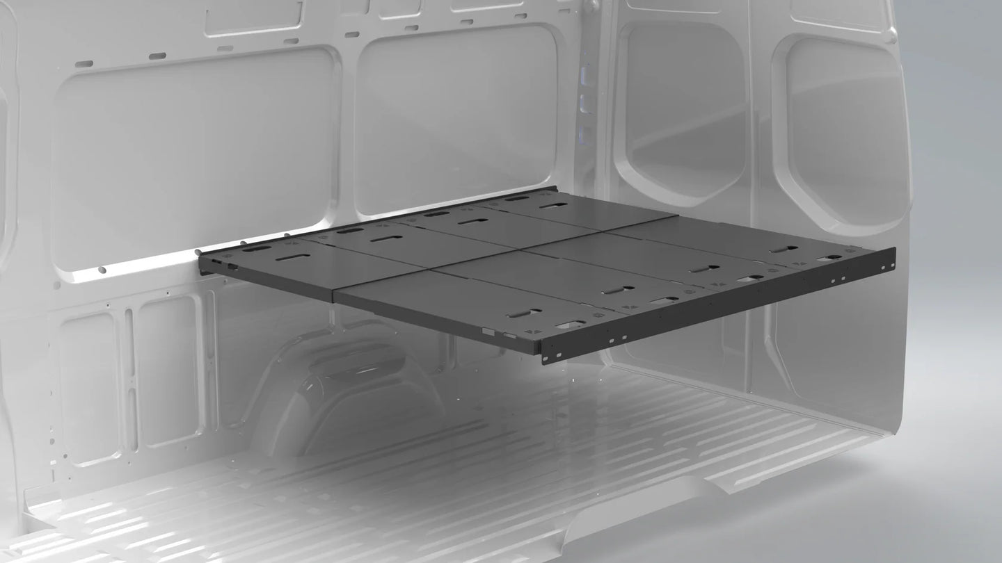 Van Wife Components Standard 4 Panel Platform Bed System for Mercedes ...